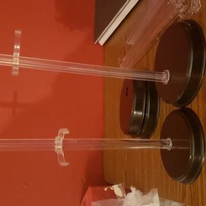 Doll stands plastic for Barbies